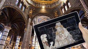 Passe de Siena com tablet :: visite a cidade com um guia multimídia