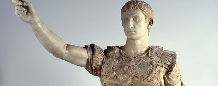 Archeologisch museum Napels :: Augustus dood